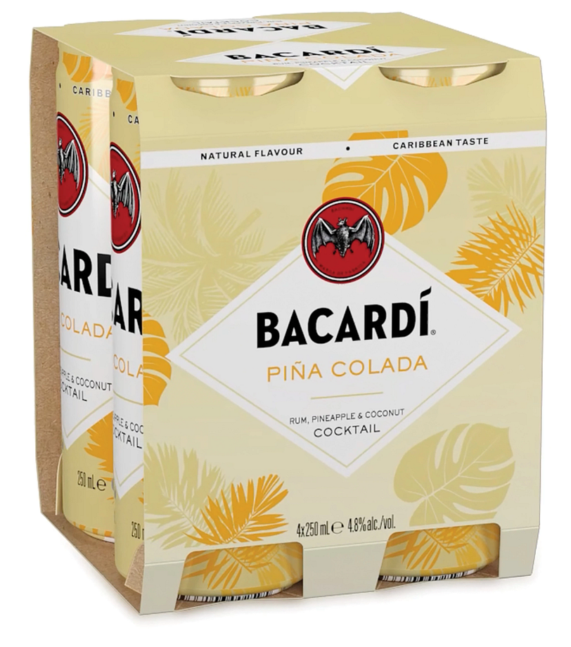 Bacardi Pina Colada 4 pack