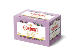 Gordons Passionfruit Gin & Soda 12 Pack