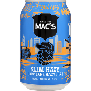 Macs Slim Hazy 6 pack cans