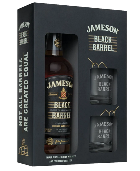 Jamesons Black Barrel Gift Pack