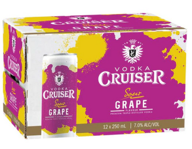 Cruiser Sour Grape 12 pack cans