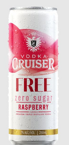 Cruiser Zero Sugar Raspberry 12 pack cans