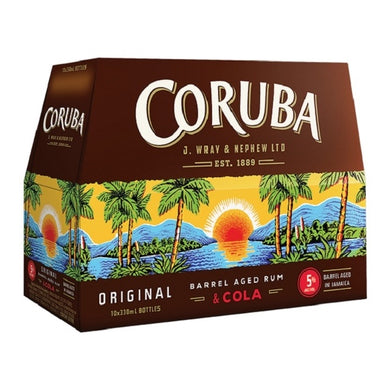 Coruba & Cola 10 pack 330ml bottles