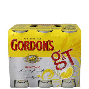 Gordons G&T 6 pack cans
