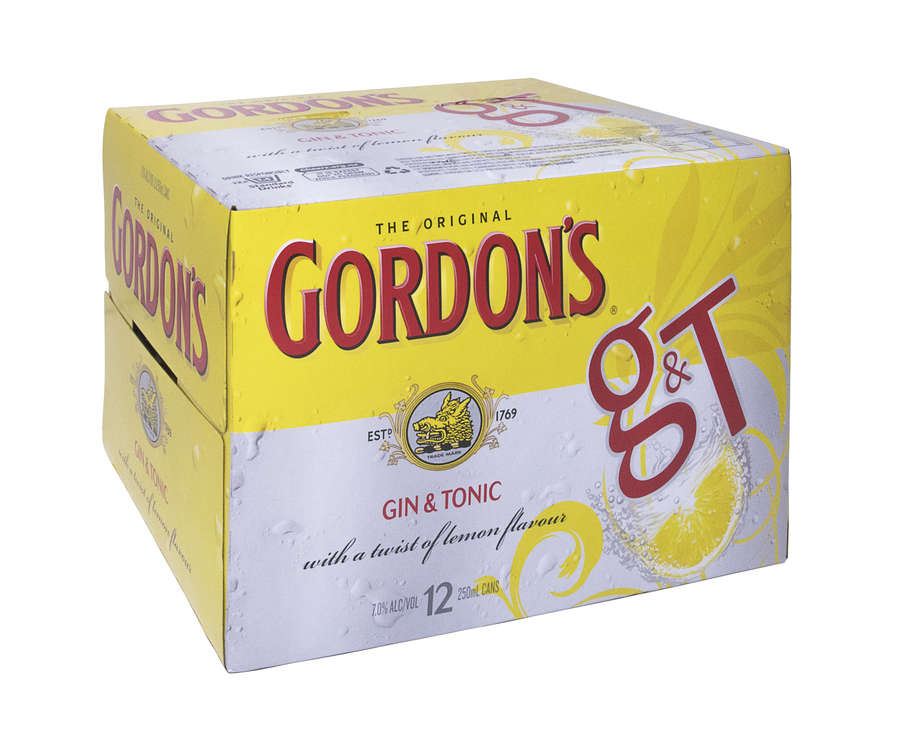 Gordon's Gin & Tonic 7% 12 pack cans
