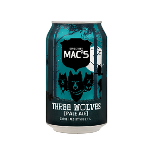 Macs Three Wolves 6 pack cans