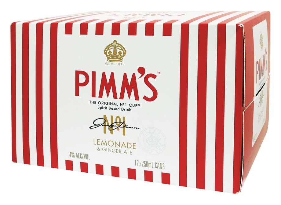 Pimm's & Lemonade 12 pack 250ml cans