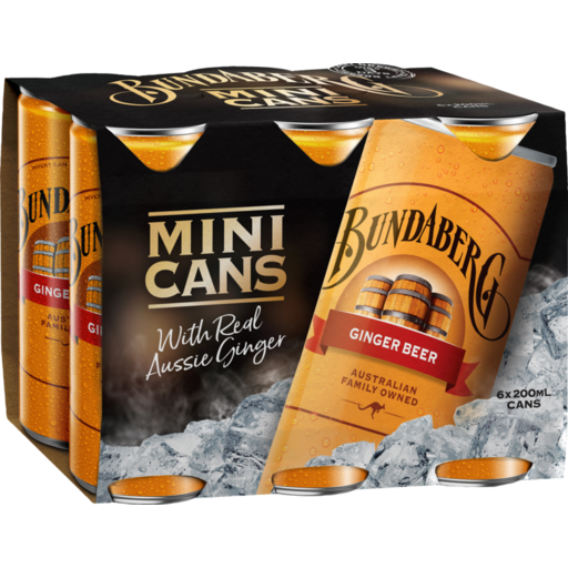 Bundaberg 200ml 6 pack cans