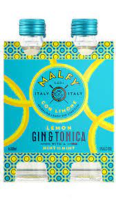Malfy Lemon Gin & Tonica 4 pack